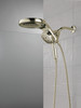 58680-PN25 Universal Showering Components HydroRain H2Okinetic 5-Setting Two-in-One Shower Head, Polished Nickel