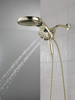 58680-PN-PR Universal Showering Components HydroRain H2Okinetic 5-Setting Two-In-One Shower Head, Lumicoat Polished Nickel