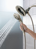 75583CSN Universal Showering Components In2ition 5-Setting Two-in-One Shower, Spotshield Brushed Nickel
