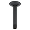 RP61058BL Universal Showering Components Shower Arm & Flange 6" Ceiling Mount, Matte Black