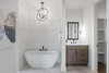 T2759-BL Trinsic Delta Trinsic Roman Tub Trim, Matte Black