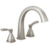 T2777-SS Stryke Delta Stryke Three Hole Roman Tub Trim, Stainless