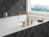 T2788-CZ-PR-LHP Tetra Delta Tetra Roman Tub Trim, Lumicoat Champagne Bronze