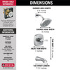 T14476 Stryke 14 Series Tub and Shower, Chrome