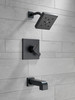 T17467-BL Ara Monitor 17 Series H2Okinetic Tub & Shower Trim, Matte Black