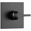 T14074-BL Zura Monitor 14 Series Valve Only Trim, Matte Black
