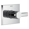 T14099-PR Pivotal Monitor 14 Series Valve Only Trim, Lumicoat Chrome