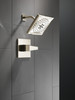 T14243-PN-PR Trillian 14 Series H2Okinetic Shower OnlyTrim, Lumicoat Polished Nickel