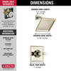 T14251-PN-WE Dryden Monitor 14 Series Shower Trim, Polished Nickel