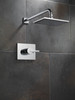 T14253-WE Vero Monitor 14 Series Shower Trim, Chrome