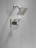 T14299-SS-PR Pivotal Monitor 14 Series H2Okinetic Shower Trim, Lumicoat Stainless