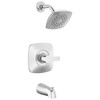 T144339-PP Modern Monitor 14 Series Tub & Shower Trim, Chrome