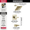 T14443-PN-PR Trillian 14 Series H2Okinetic Tub Shower Trim, Lumicoat Polished Nickel