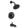 T14456-BLLHP Dorval Monitor 14 Series Shower Trim Less Handle, Matte Black