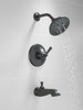 T14456-BLLHP Dorval Monitor 14 Series Shower Trim Less Handle, Matte Black