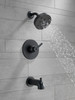 T14459-BL Trinsic Monitor 14 Series Tub & Shower Trim, Matte Black