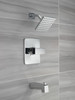 T14467-PP Modern Monitor 14 Series Tub & Shower Trim, Chrome
