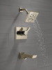T14499-PN-PR Pivotal Monitor 14 Series H2Okinetic Tub and Shower Trim, Lumicoat Polished Nickel