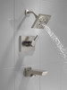 T14499-SS-PR Pivotal Monitor 14 Series H2Okinetic Tub and Shower Trim, Lumicoat Stainless