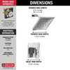 T17243-PR Trillian 17 Series H2Okinetic Shower Only Trim, Lumicoat Chrome