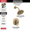 T17256-CZ Dorval Monitor 17 Series Shower Trim, Champagne Bronze