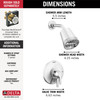 T17271-PR Galeon 17 Series Shower Trim with Cylinder SH, Lumicoat Chrome