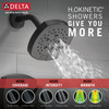 T17276-BL Stryke 17 Series Shower Only, Matte Black