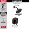 T17276-RB Stryke 17 Series Shower Only, Venetian Bronze