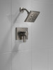 T17299-KS-PR Pivotal Monitor 17 Series H2Okinetic Shower Trim, Lumicoat Black Stainless