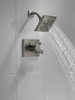 T17299-KS-PR Pivotal Monitor 17 Series H2Okinetic Shower Trim, Lumicoat Black Stainless