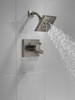 T17299-KS-PR Pivotal Monitor 17 Series H2Okinetic Shower Trim, Lumicoat Black Stainless