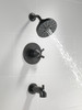 T17435-BL SAYLOR Monitor 17 Series Tub & Shower Trim, Matte Black