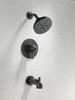 T17435-BL SAYLOR Monitor 17 Series Tub & Shower Trim, Matte Black