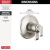 T17T089-SS-PR Tetra 17T Series Valve Only, Lumicoat Stainless