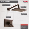T17T253-RB-WE Vero TempAssure 17T Series Shower Trim, Venetian Bronze