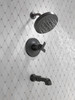 T17T489-BL Tetra 17T Series Tub Shower Trim, Matte Black