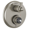 T24856-SSLHP Dorval Traditional 2-Handle Monitor 14 Series Valve Trim with 3 Setting Diverter, Stainless