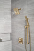 T27867-CZ Ara Angular Modern Monitor 17 Series Valve Trim with 3-Setting Integrated Diverter, Champagne Bronze
