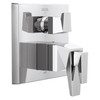 T27T943-PR Trillian Two-Handle Monitor 17T Series Valve Trim with 6-Setting Diverter, Lumicoat Chrome