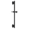 55044-BL-PK Universal Showering Components 24" Adjustable Wall Bar, Matte Black