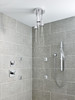 51140-PR Universal Showering Components H2Okinetic Hand Shower 1.75 GPM w/Slide Bar 4S, Lumicoat Chrome