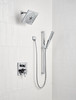 51140-PR Universal Showering Components H2Okinetic Hand Shower 1.75 GPM w/Slide Bar 4S, Lumicoat Chrome