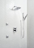 51140-PR Universal Showering Components H2Okinetic Hand Shower 1.75 GPM w/Slide Bar 4S, Lumicoat Chrome