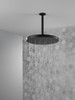 52160-BL Universal Showering Components H2Okinetic Single Setting Shower Head with UltraSoak, Matte Black