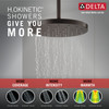 52160-RB Universal Showering Components H2Okinetic Single Setting Shower Head with UltraSoak, Venetian Bronze