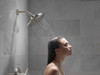 52487-SS-PR Universal Showering Components H2Okinetic 4-Setting Shower Head with Ultrasoak, Lumicoat Stainless