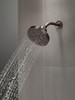 52668-RB Universal Showering Components H2Okinetic 5-Setting Contemporary Raincan Shower Head, Venetian Bronze