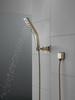 55799-PN-PR Universal Showering Components H2Okinetic 3-Setting Wall Mount Hand Shower, Lumicoat Polished Nickel
