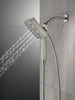 58473-SS-PR Universal Showering Components H2Okinetic In2ition 4-Setting Two-in-One Shower, Lumicoat Stainless