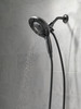58480-BL25-PK Universal Showering Components H2Okinetic In2ition 5-Setting Two-in-One Shower, Matte Black